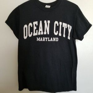 Gildan Men's Ocean City Cotton Tee Shirt Size S